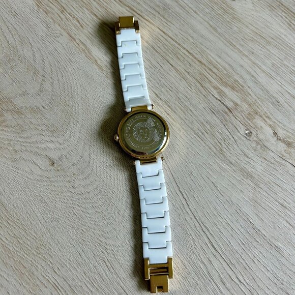 Anne Klein Womens White & Gold-Tone Bracelet Watch - Picture 4 of 4